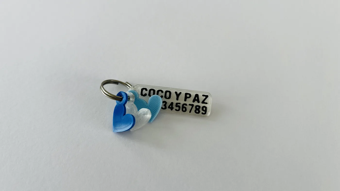 Chapita Corazón Azul