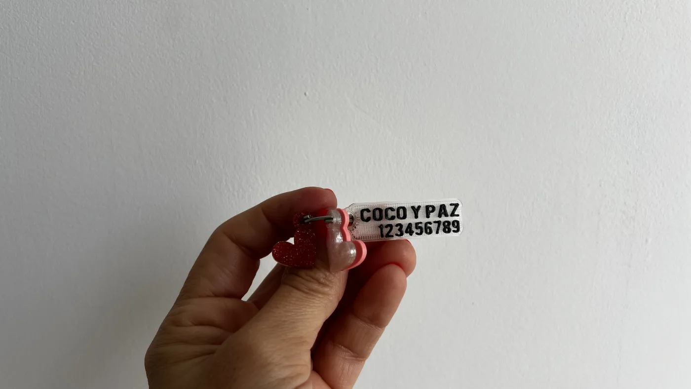 Chapita Corazón Glitter