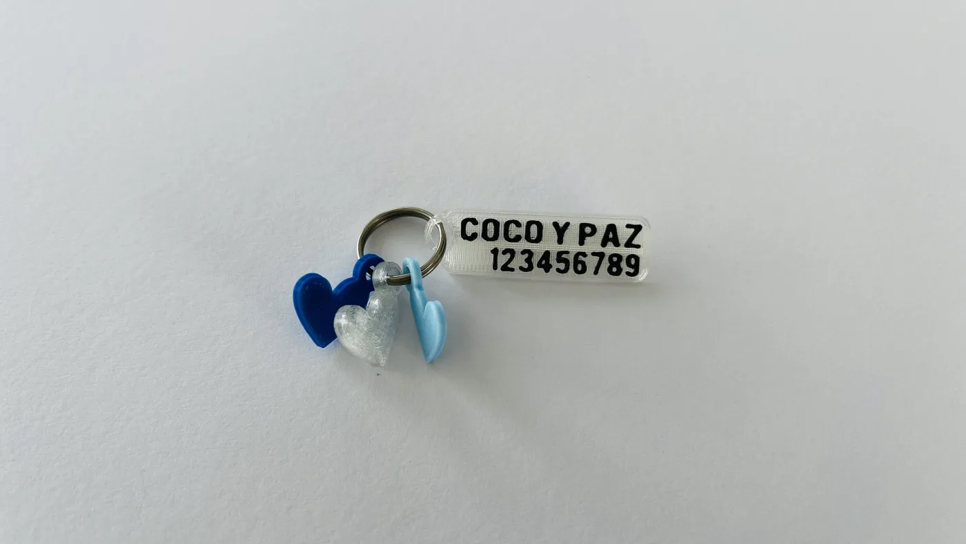 Chapita Corazón Azul