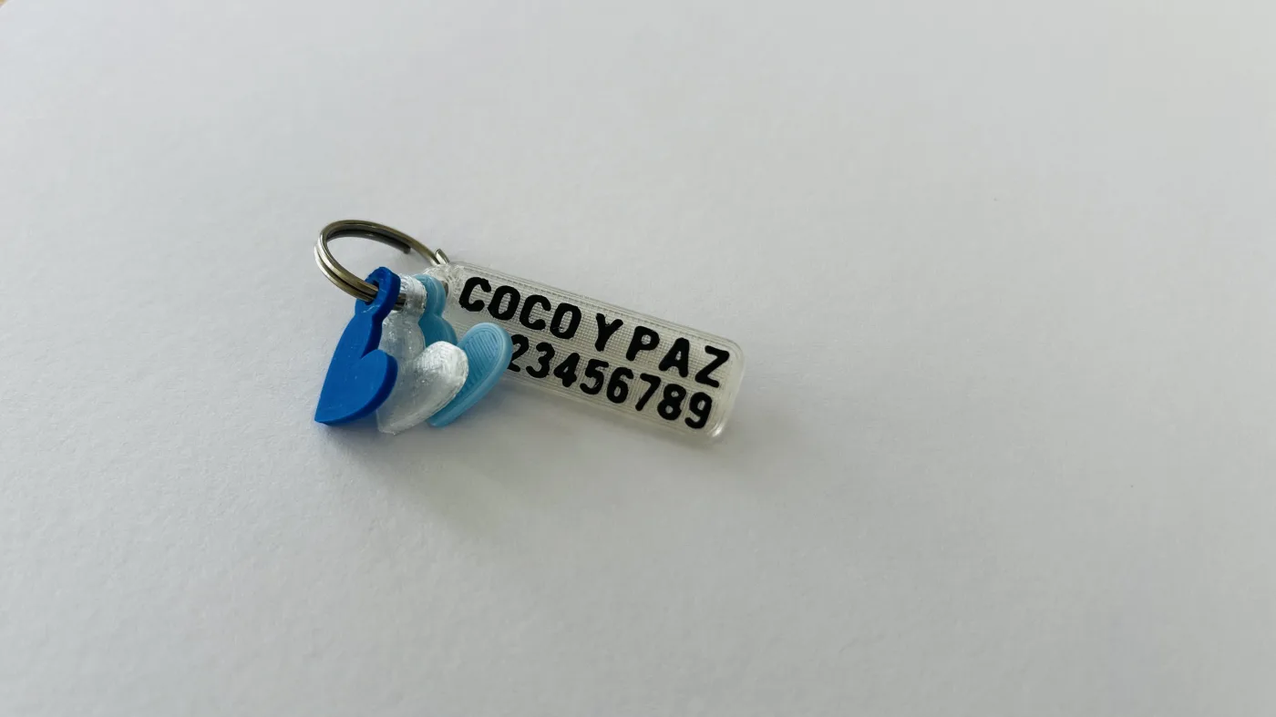 Chapita Corazón Azul