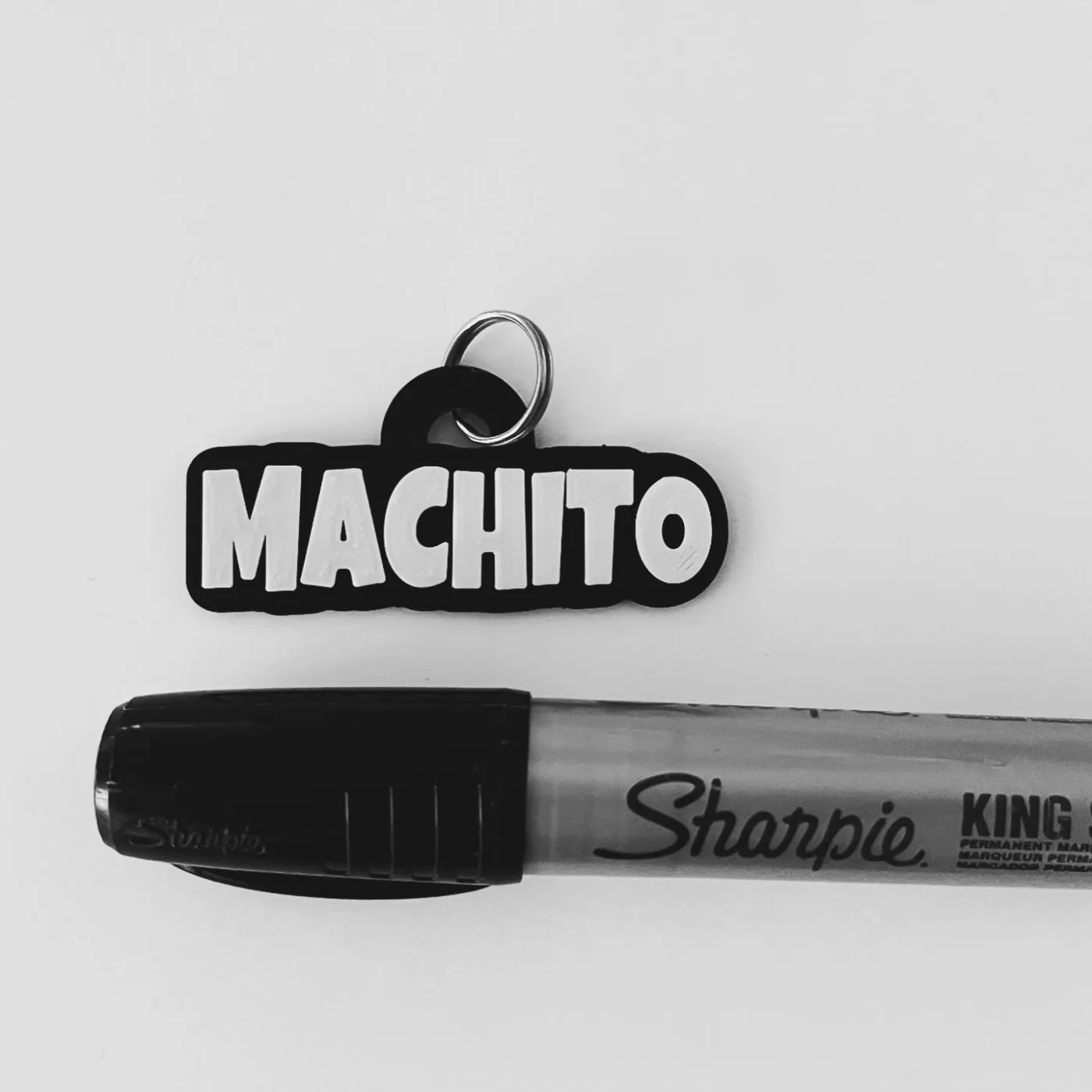 Chapita Nombre Bicolor Grande